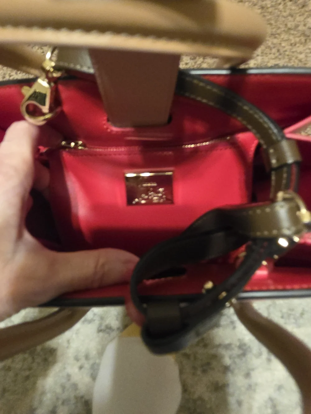 Christian Louboutin Paloma Women's Pink Leather Top-Handle Tote/ GORGEOUS